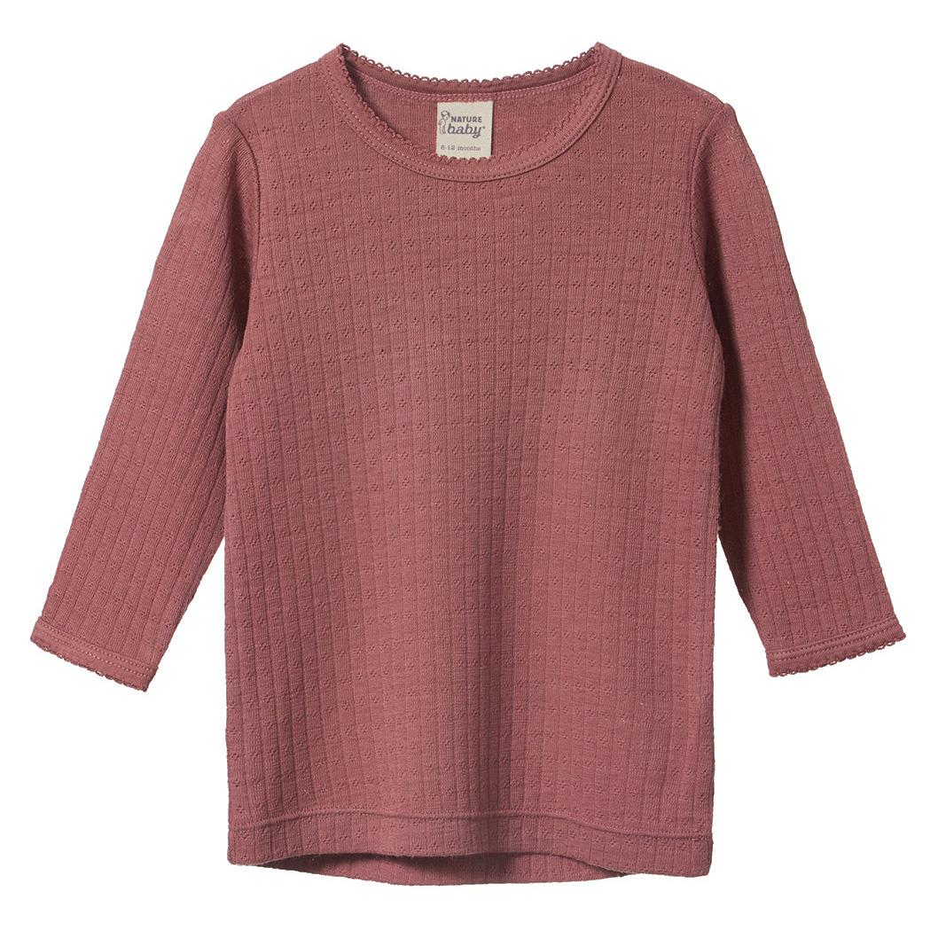 Nature Baby Merino Essentials L/S Cloud Tee Pointelle